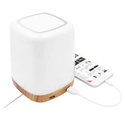 Macally Nightstand LED Light - настолна LED лампа с 4 х USB-A изхода за зареждане на мобилни устройства 6