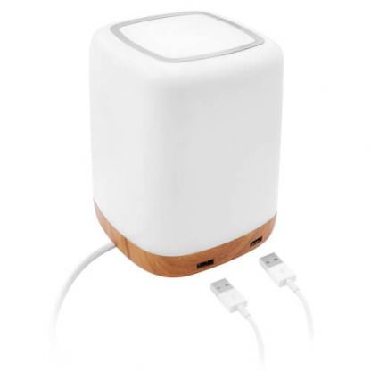 Macally Nightstand LED Light - настолна LED лампа с 4 х USB-A изхода за зареждане на мобилни устройства 8