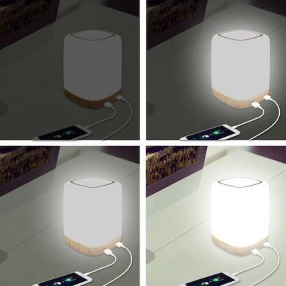 Macally Nightstand LED Light - настолна LED лампа с 4 х USB-A изхода за зареждане на мобилни устройства 13