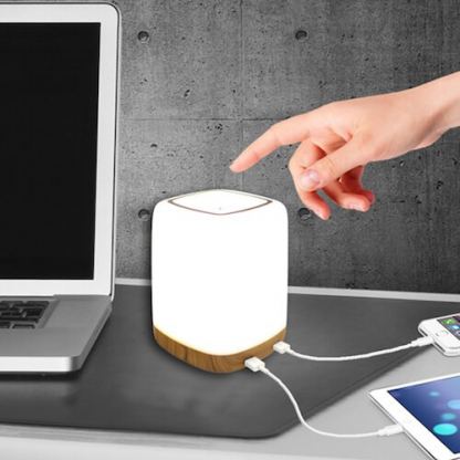 Macally Nightstand LED Light - настолна LED лампа с 4 х USB-A изхода за зареждане на мобилни устройства 14