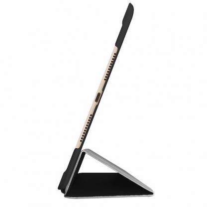 Macally Stand Case - полиуретанов калъф и поставка за iPad Air 3 (2019) (черен) 3