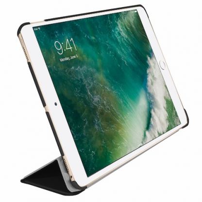 Macally Stand Case - полиуретанов калъф и поставка за iPad Air 3 (2019) (черен) 4