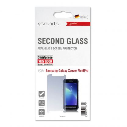 4smarts Second Glass - калено стъклено защитно покритие за дисплея на Samsung Galaxy Xcover FieldPro (прозрачен) 2