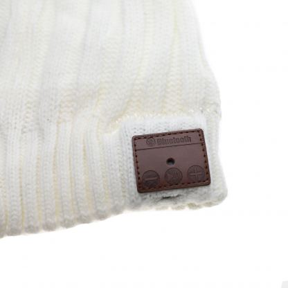 4smarts Basic Wireless Beanie Bluetooth Headset - шапка с вградени безжични слушалки, управление на звука и LED осветление (бежов) 3