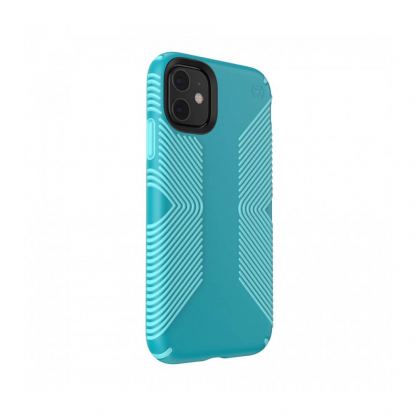 Speck Presidio Grip Case - удароустойчив хибриден кейс за iPhone 11 (син) 3
