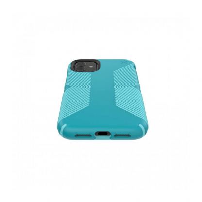 Speck Presidio Grip Case - удароустойчив хибриден кейс за iPhone 11 (син) 4