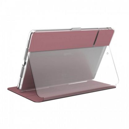 Speck Balance Folio Case - текстилен калъф и поставка за iPad 7 (2019) (розово злато) 4
