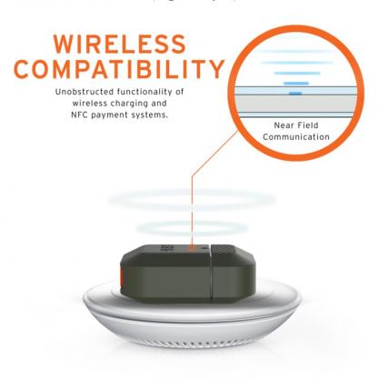 Urban Armor Gear Soft Touch Waterproof Silicone Hang Case - водо и удароустойчив силиконов калъф с карабинер за Apple Airpods (тъмнозелен) 5