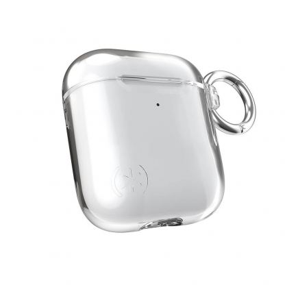 Speck Presidio Airpods Silicone Hang Case - силиконов калъф с възможност за безжично зареждане за Apple Airpods (прозрачен) 2