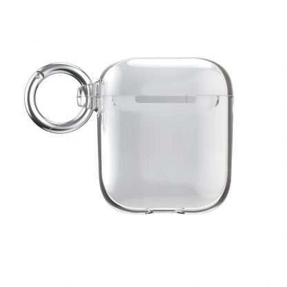 Speck Presidio Airpods Silicone Hang Case - силиконов калъф с възможност за безжично зареждане за Apple Airpods (прозрачен) 3