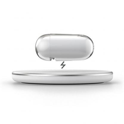 Speck Presidio Airpods Silicone Hang Case - силиконов калъф с възможност за безжично зареждане за Apple Airpods (прозрачен) 4