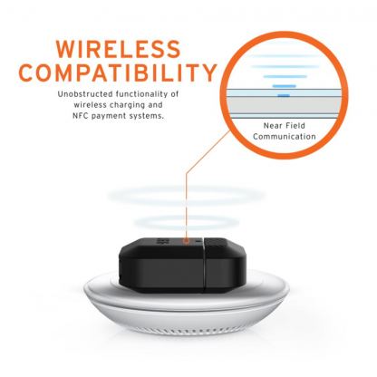 Urban Armor Gear Soft Touch Waterproof Silicone Hang Case - водо и удароустойчив силиконов калъф с карабинер за Apple Airpods (черен) 10