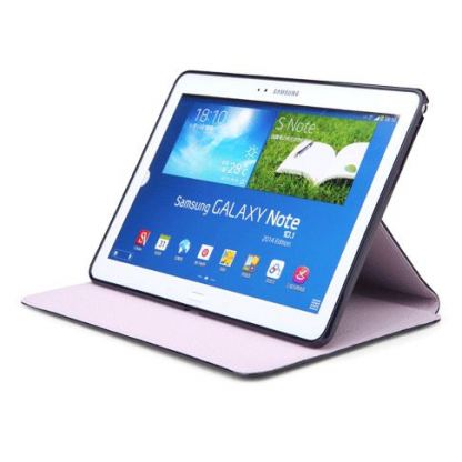 8thdays Flip Case Jessie's Melody - кожен калъф и поставка за Samsung Galaxy Note 10.1 (2014) (черен) 2