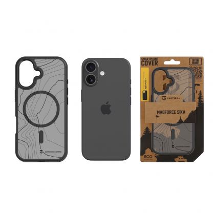  Хибриден удароустойчив кейс с MagSafe за iPhone 17 - Tactical MagForce Hyperstealth Sika Cover (черен) 3