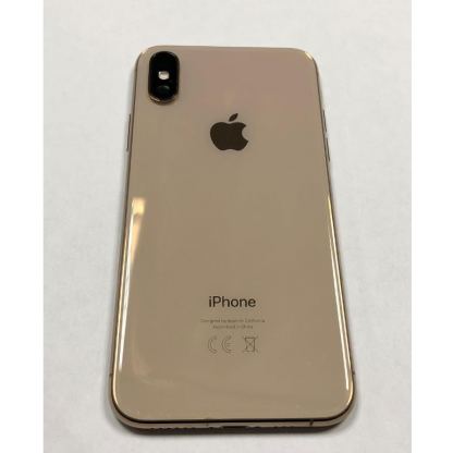 Apple iPhone XS Backcover Full Assembly - оригинален резервен заден капак заедно с Lightning порт, безжично зареждане и бутони (златист) 5