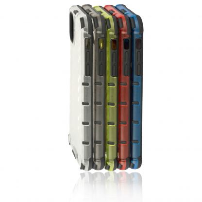 4smarts Hard Cover HEXAGON Case - удароустойчив хибриден кейс за iPhone 11 (жълт) 2