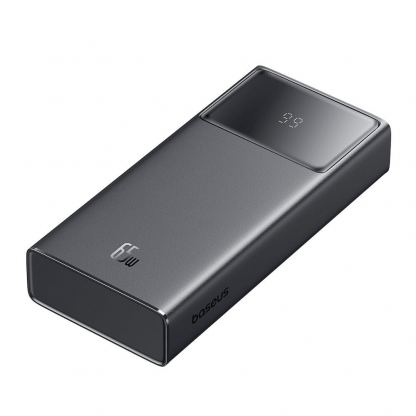 Външна батерия с 2xUSB-A и 2xUSB-C изходи с технология за бързо зареждане - Baseus Star Lord LED Display Power Bank 65W 20000 mAh (P10022906113-00) (черен) 2