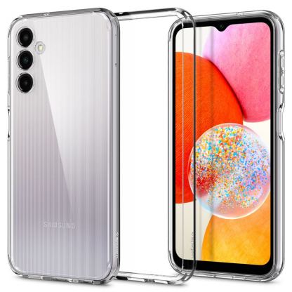 Хибриден кейс с висока степен на защита за Samsung Galaxy A14 4G - Spigen Ultra Hybrid Case (прозрачен) 8