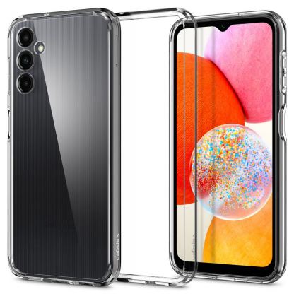 Хибриден кейс с висока степен на защита за Samsung Galaxy A14 4G - Spigen Ultra Hybrid Case (прозрачен) 10