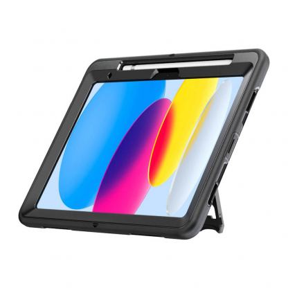 Удароустойчив калъф за iPad 10 (2022), iPad 11 (2025) - 4smarts Rugged Tablet Case Grip (черен) 2