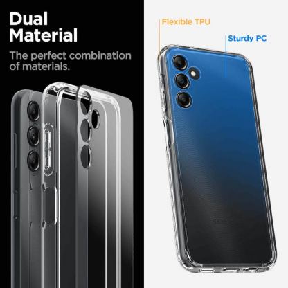 Хибриден кейс с висока степен на защита за Samsung Galaxy A14 5G - Spigen Ultra Hybrid Case (прозрачен) 15