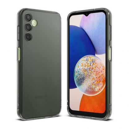 Хибриден удароустойчив кейс за Samsung Galaxy A14 5G - Ringke Fusion Matte Case (черен-мат) 2