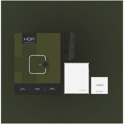 Предпазни стъклени лещи за камерата на Samsung Galaxy A34 5G - Hofi CamRing Pro Plus (черен) 2