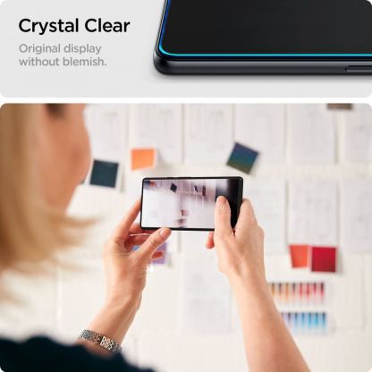2 броя стъклени защитни покрития за дисплея на Samsung Galaxy A14 5G - Spigen Tempered Glass GLAS.tR Slim 2 Pack (прозрачен) 9