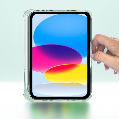 Кожен кейс и поставка за iPad 10 (2022), iPad 11 (2025) (черен-прозрачен)  - Tech-Protect SC Pen Hybrid Case 3