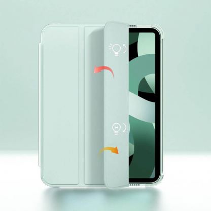 Кожен кейс и поставка за iPad 10 (2022), iPad 11 (2025) (черен-прозрачен)  - Tech-Protect SC Pen Hybrid Case 4