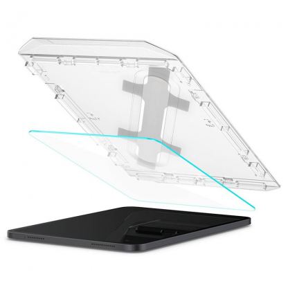 Висококачествено стъклено защитно покритие за дисплея на iPad 10 (2022), iPad 11 (2025) - Spigen Tempered Glass GLAS.tR EZ Fit (прозрачно) 6