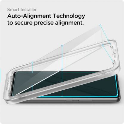 2 броя калени стъклени защитни покрития за дисплея на Samsung Galaxy A73 5G - Spigen Glass.Tr Align Master Tempered Glass 2 Pack (прозрачен) 2