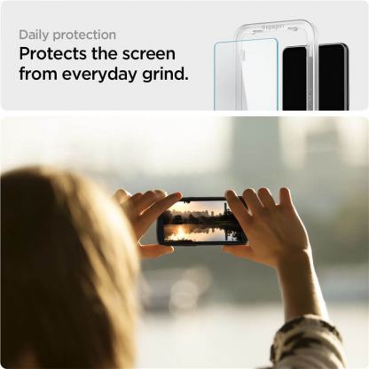 2 броя калени стъклени защитни покрития за дисплея на Samsung Galaxy A73 5G - Spigen Glass.Tr Align Master Tempered Glass 2 Pack (прозрачен) 4