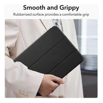 Магнитен полиуретанов калъф с поставка за iPad 10 (2022), iPad 11 (2025) - ESR Rebound Magnetic Case (тъмносин) 6