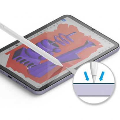 Калено стъклено защитно покритие за дисплея на iPad 10 (2022), iPad 11 (2025) - Hofi Glass Pro Plus Tempered Glass 2.5D (прозрачен) 3