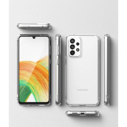 Хибриден удароустойчив кейс за Samsung Galaxy A33 - Ringke Fusion Matte Case (прозрачен-мат) 5