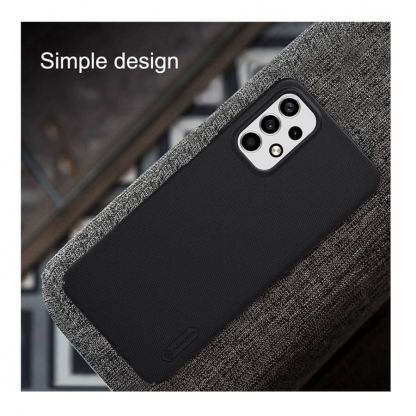 Поликарбонатов кейс за Samsung Galaxy A13 4G - Nillkin Super Frosted Shield Case (черен) 2