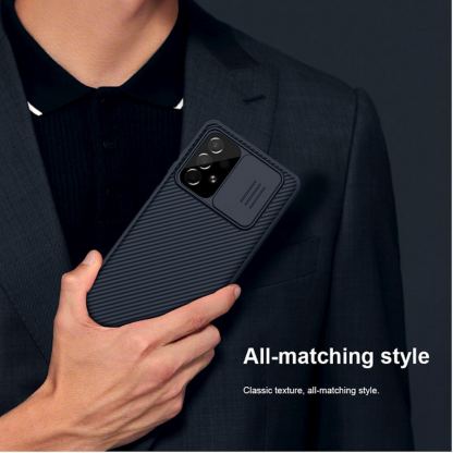 Хибриден удароустойчив кейс за Samsung Galaxy A73 5G - Nillkin CamShield Pro Case (черен) 5