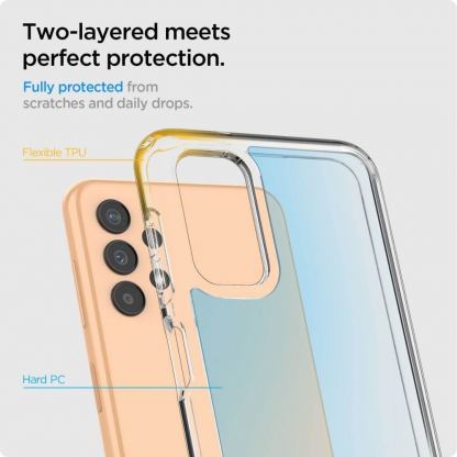 Хибриден кейс с висока степен на защита за Samsung Galaxy A13 4G - Spigen Ultra Hybrid Case (прозрачен) 13