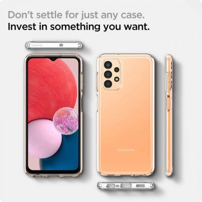 Хибриден кейс с висока степен на защита за Samsung Galaxy A13 4G - Spigen Ultra Hybrid Case (прозрачен) 15