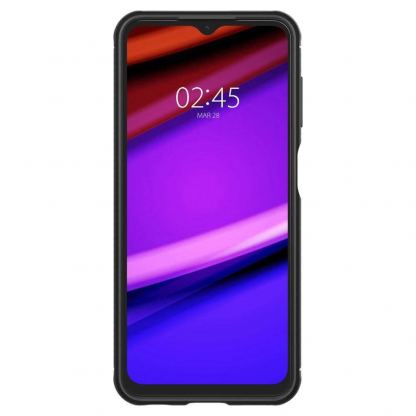 Тънък качествен силиконов (TPU) калъф за Samsung Galaxy A13 4G - Spigen Rugged Armor Case (черен) 3