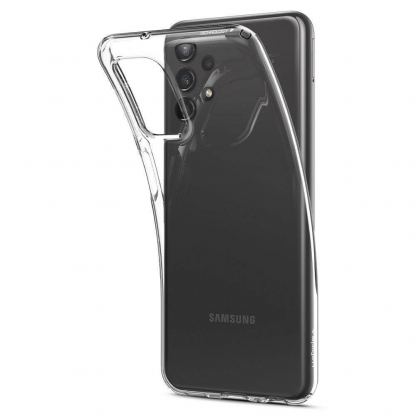 Тънък качествен силиконов (TPU) калъф за Samsung Galaxy A13 4G (прозрачен)  - Spigen Liquid Crystal Case 7