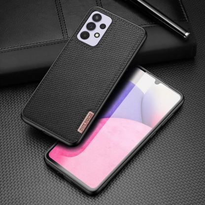 Хибриден удароустойчив кейс за Samsung Galaxy A73 - Dux Ducis Fino Series Case (черен) 2