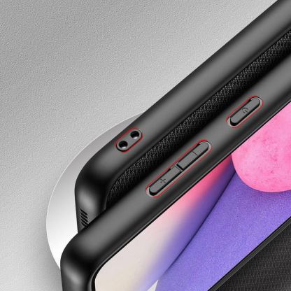 Хибриден удароустойчив кейс за Samsung Galaxy A73 - Dux Ducis Fino Series Case (черен) 7