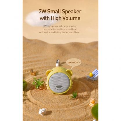 Baseus Chinese Zodiac Wireless Bluetooth Speaker Dog - безжичен блутут спийкър за мобилни устройства (черен) 2