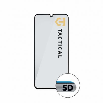 Стъклено защитно покритие за целия дисплей на на Samsung Galaxy A15 4G - Tactical Glass Shield 5D (прозрачен-черен) 2