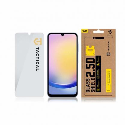 Калено стъклено защитно покритие за дисплея на Samsung Galaxy A25 5G - Tactical Glass Shield 2.5D (прозрачен) 3