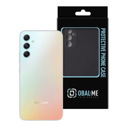Силиконов (TPU) калъф за Samsung Galaxy A34 5G (черен)  - OBALME Basic Matte TPU Case 3