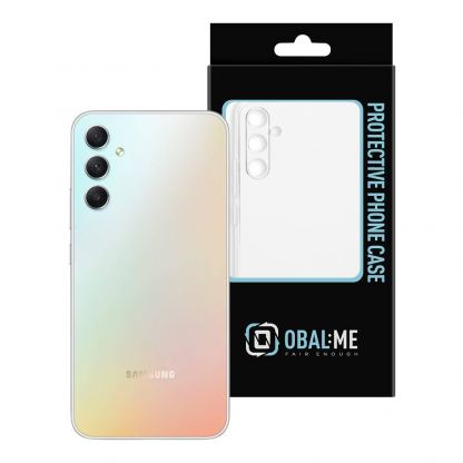 Силиконов (TPU) калъф за Samsung Galaxy A34 5G (прозрачен)  - OBALME Basic Clear TPU Case 3