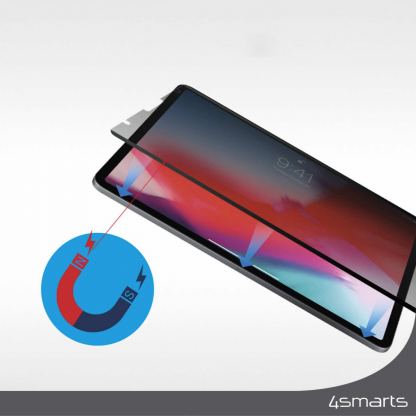 Магнитно защитно покритие с определен ъгъл на виждане за дисплея на iPad 10 (2022), iPad 11 (2025) - 4smarts Smart Protect Magnetic Privacy Filter (2022) 4
